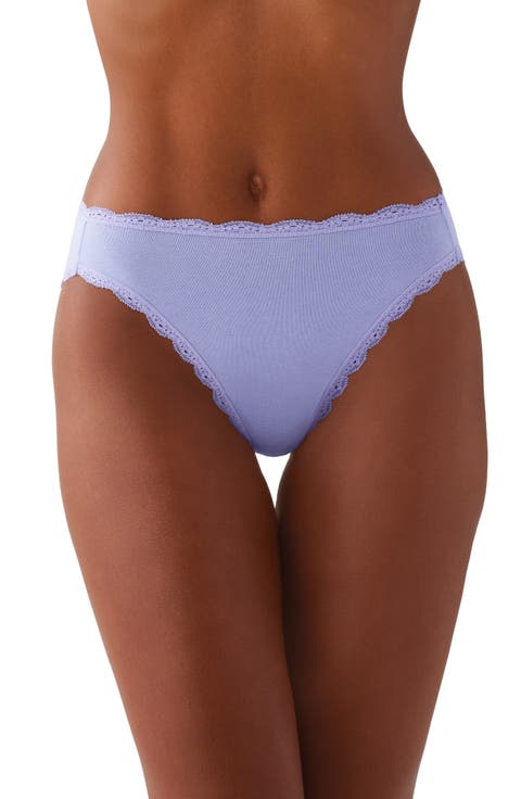 Inspired Eyelet Trim High Cut Briefs