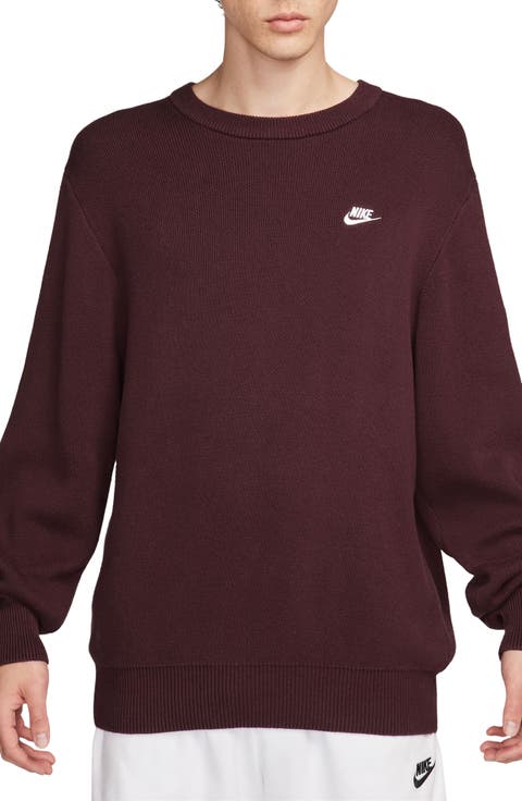 Sportswear Club Oversize Crewneck Sweater