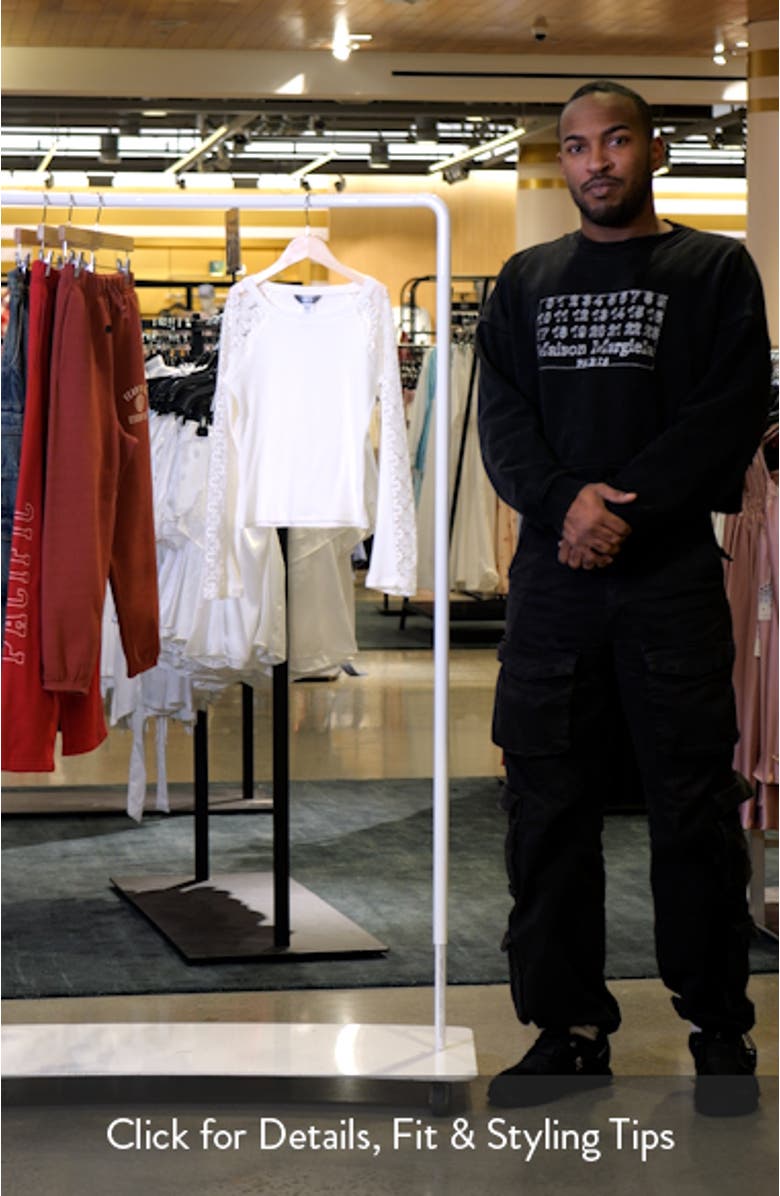 Kids' Lace Sleeve T-Shirt, sales video thumbnail