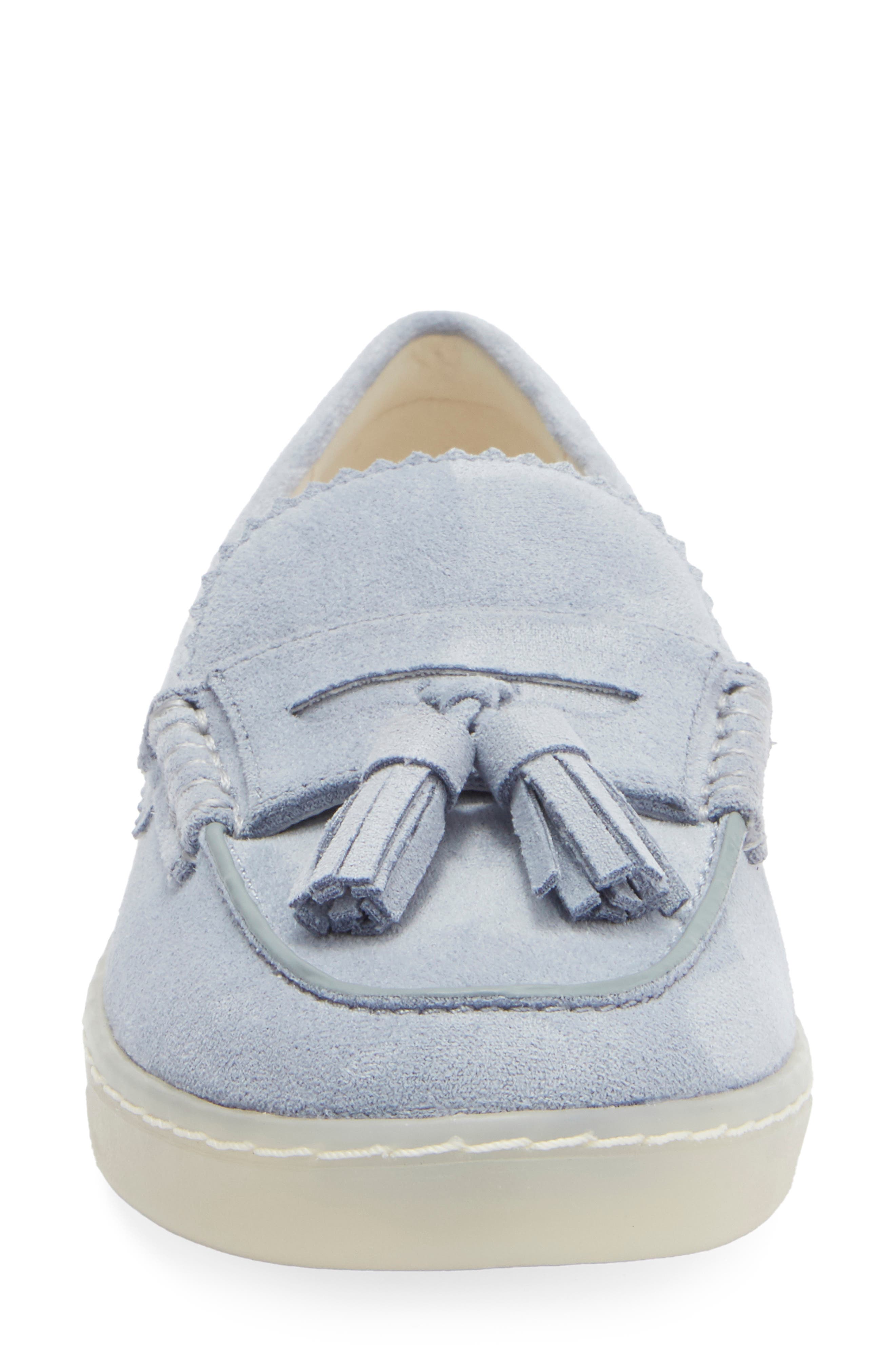 Jazzy Tassel Loafer, Alternate, color, BLUE LIGHT