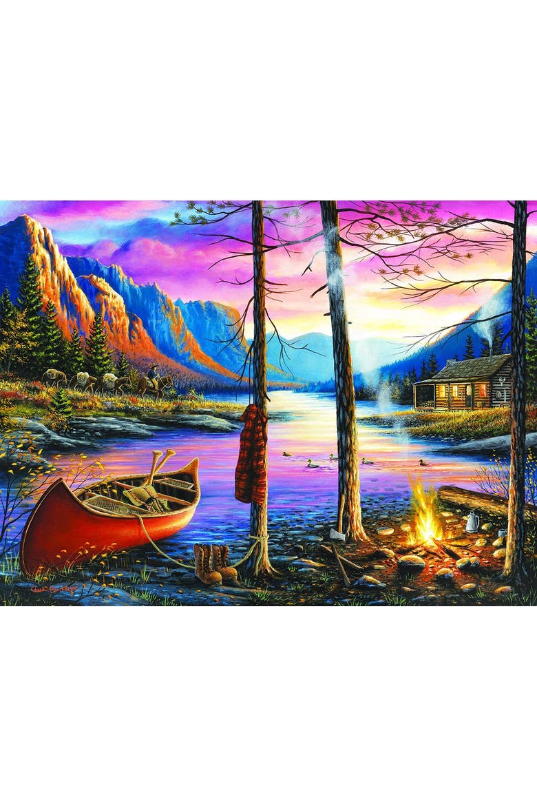 Cabin Homecoming 500 piece Jigsaw Puzzle for Adults, Alternate, color, Multicolor