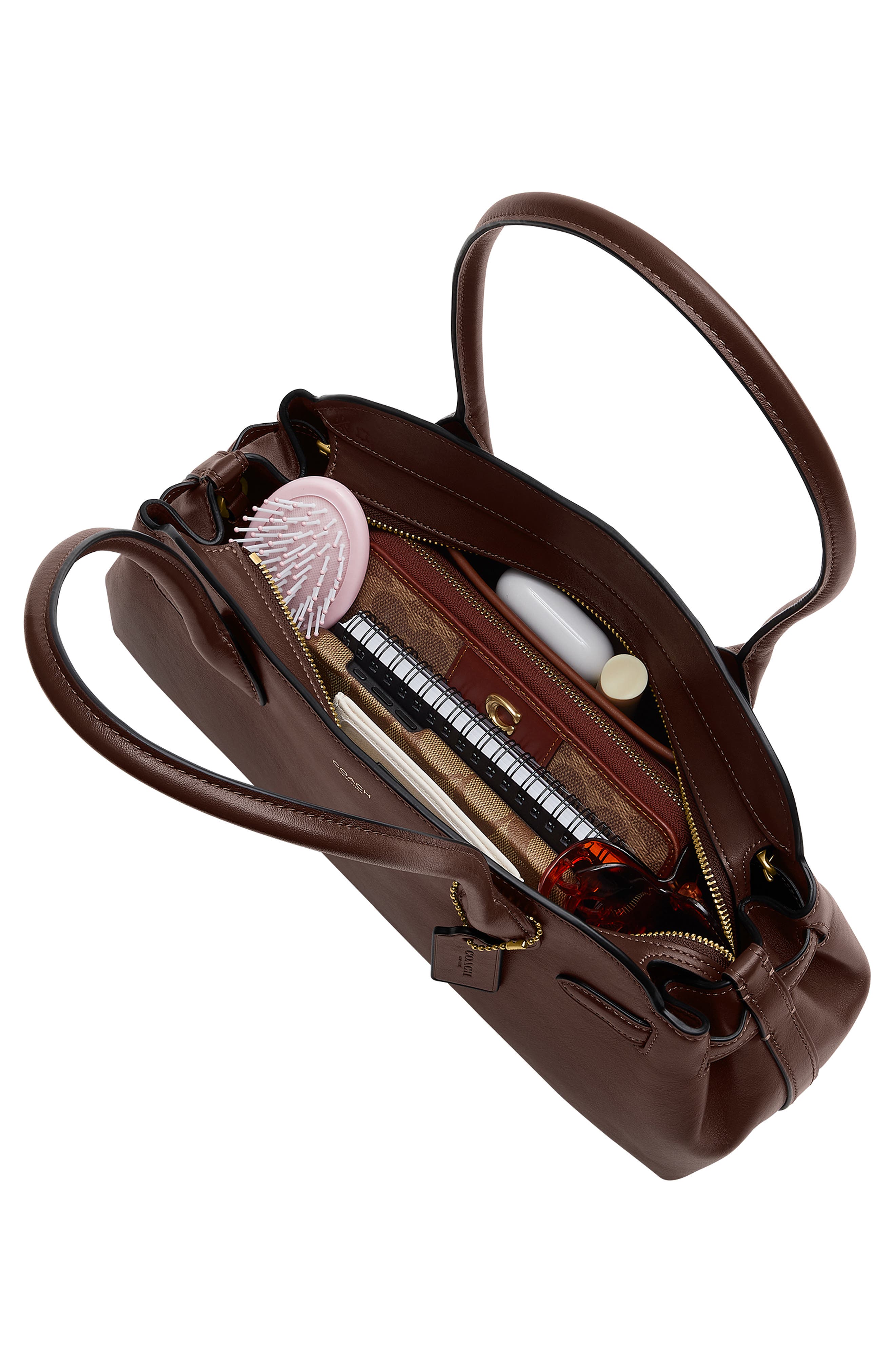 Empire 34 Leather Carryall Bag, Alternate, color, B4/MAPLE