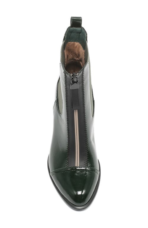 Ninety Union Rachel Top Zip Bootie In Green