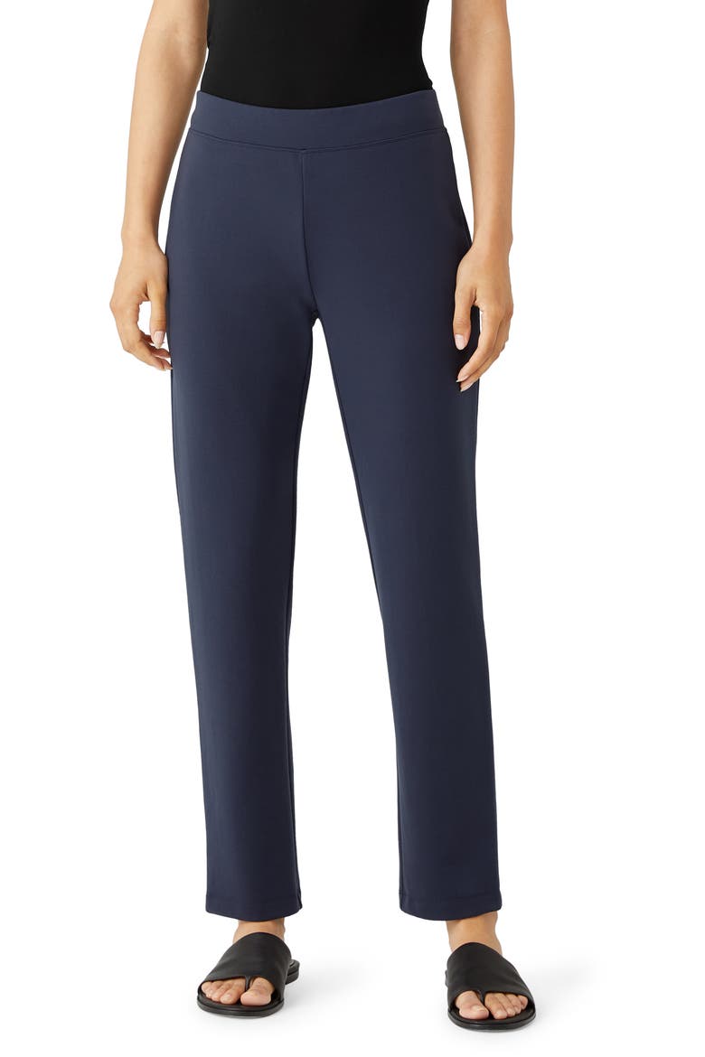 Slim Ankle Pants, Main, color, OCEAN