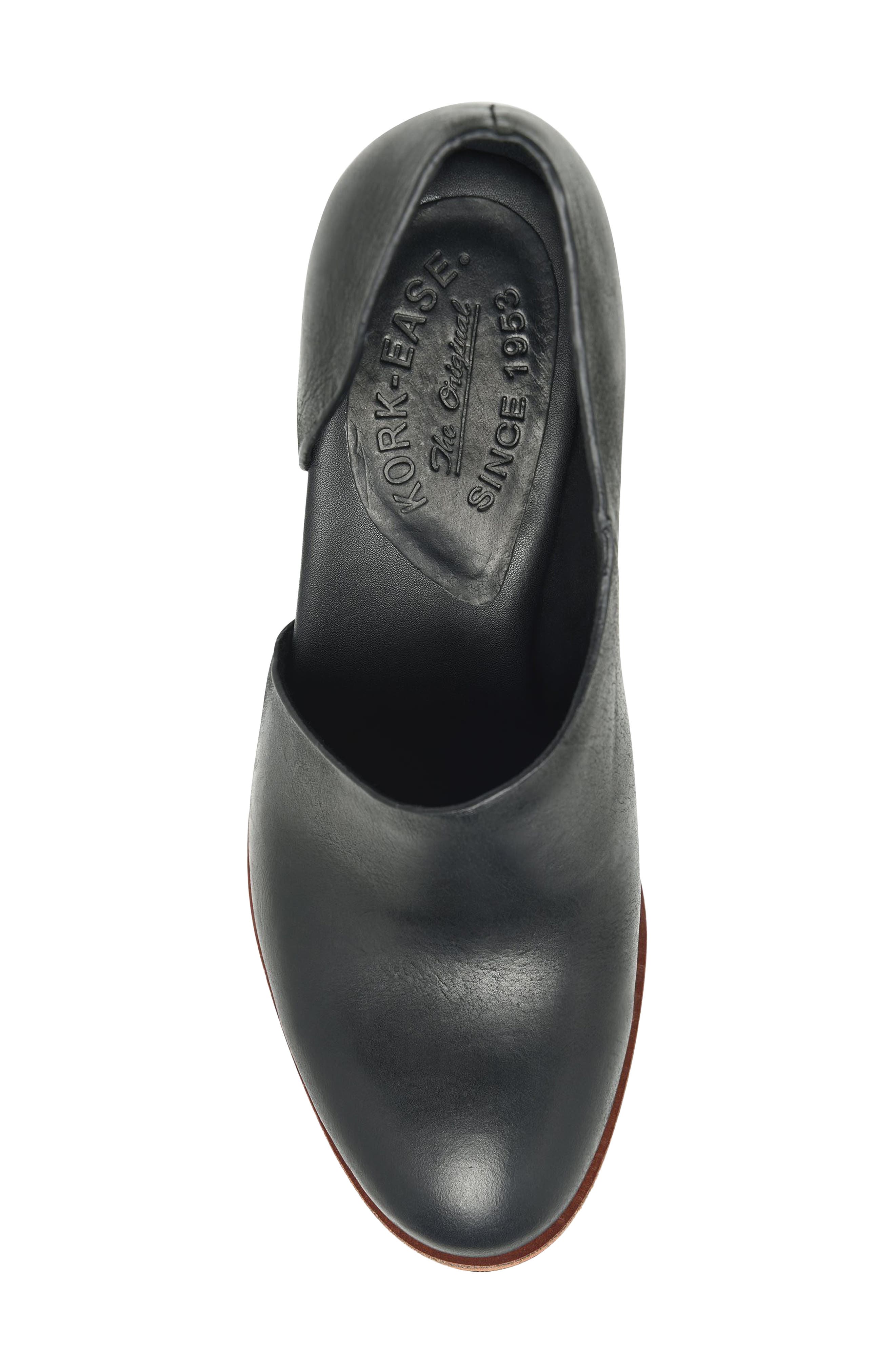 Kork-Ease<sup>®</sup> Hartwick Half d'Orsay Pump, Alternate, color, Black Leather