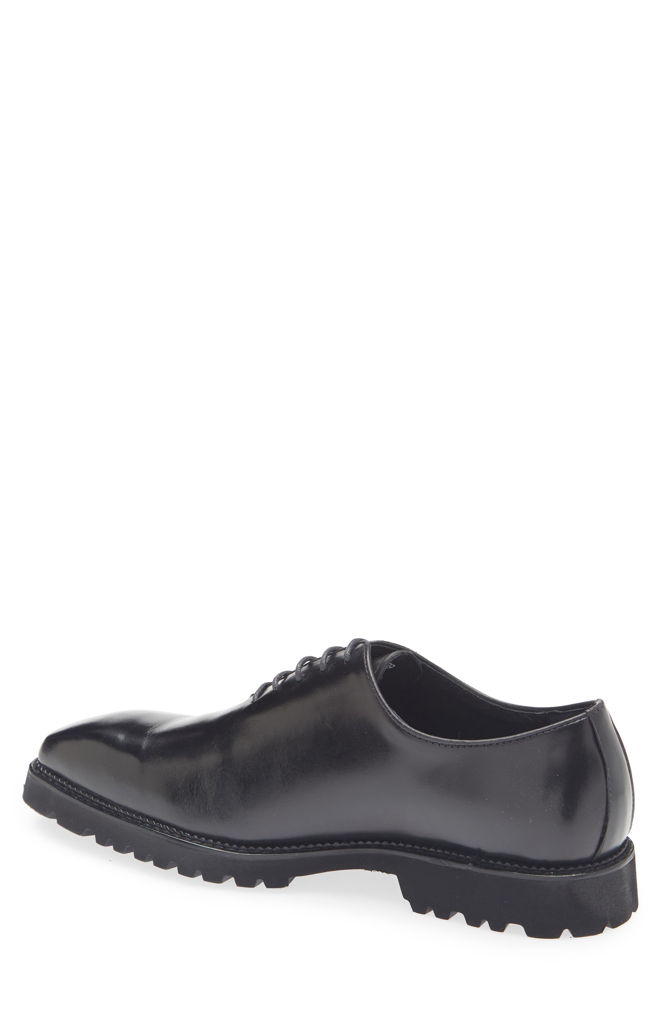 Maison Forte Presidio Wholecut Leather Oxford, Alternate, color, Black