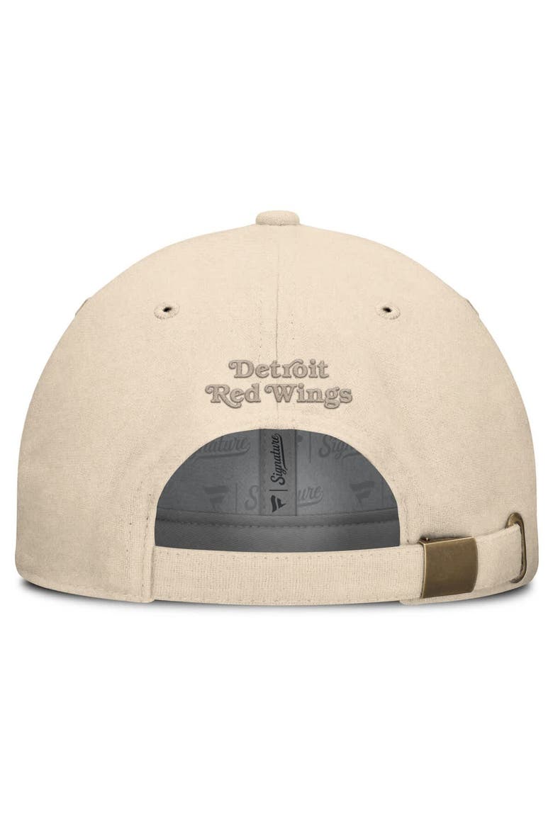 Men's Fanatics Tan Detroit Red Wings Front Office Canvas Adjustable Hat, Alternate, color, Tan