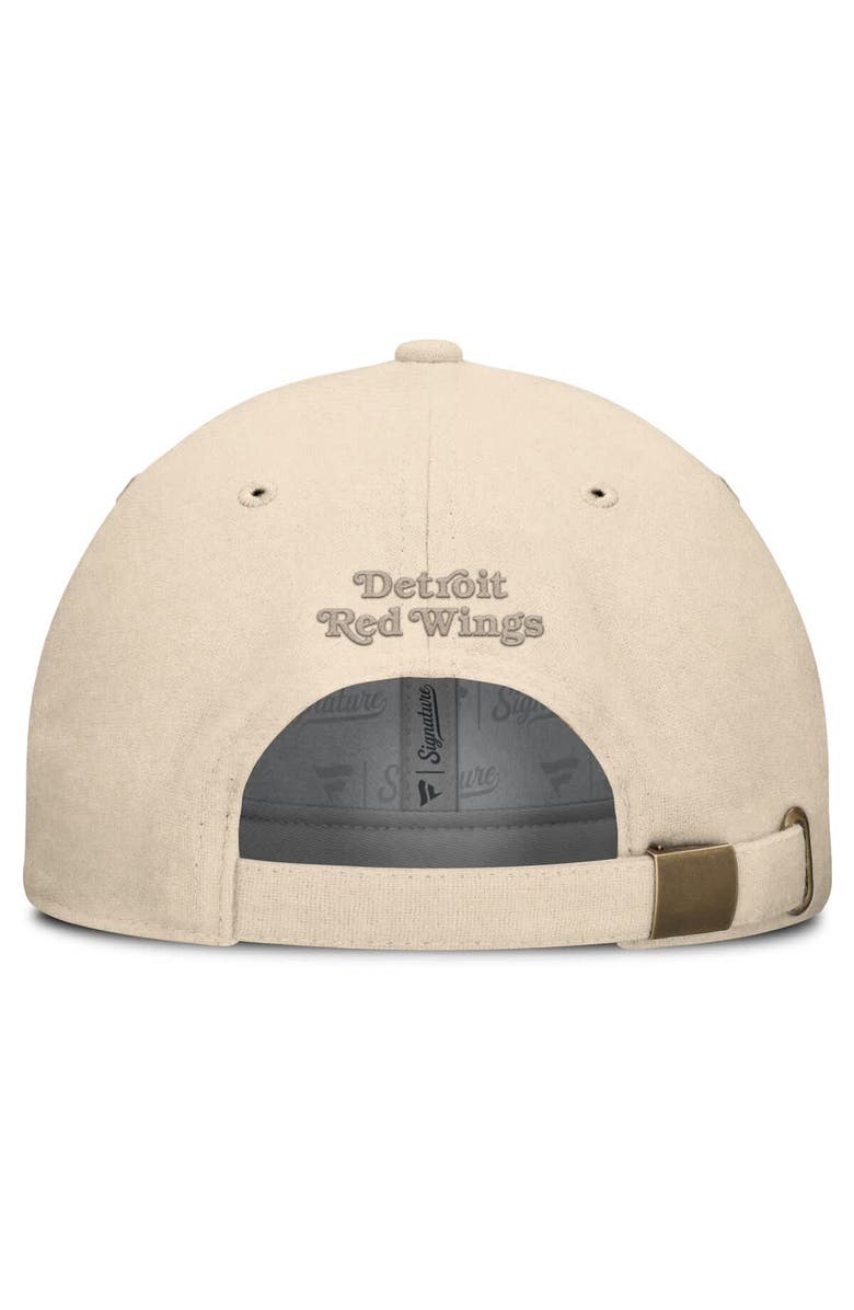 FANATICS Men's Fanatics Tan Detroit Red Wings Front Office Canvas Adjustable Hat, Alternate, color, Tan