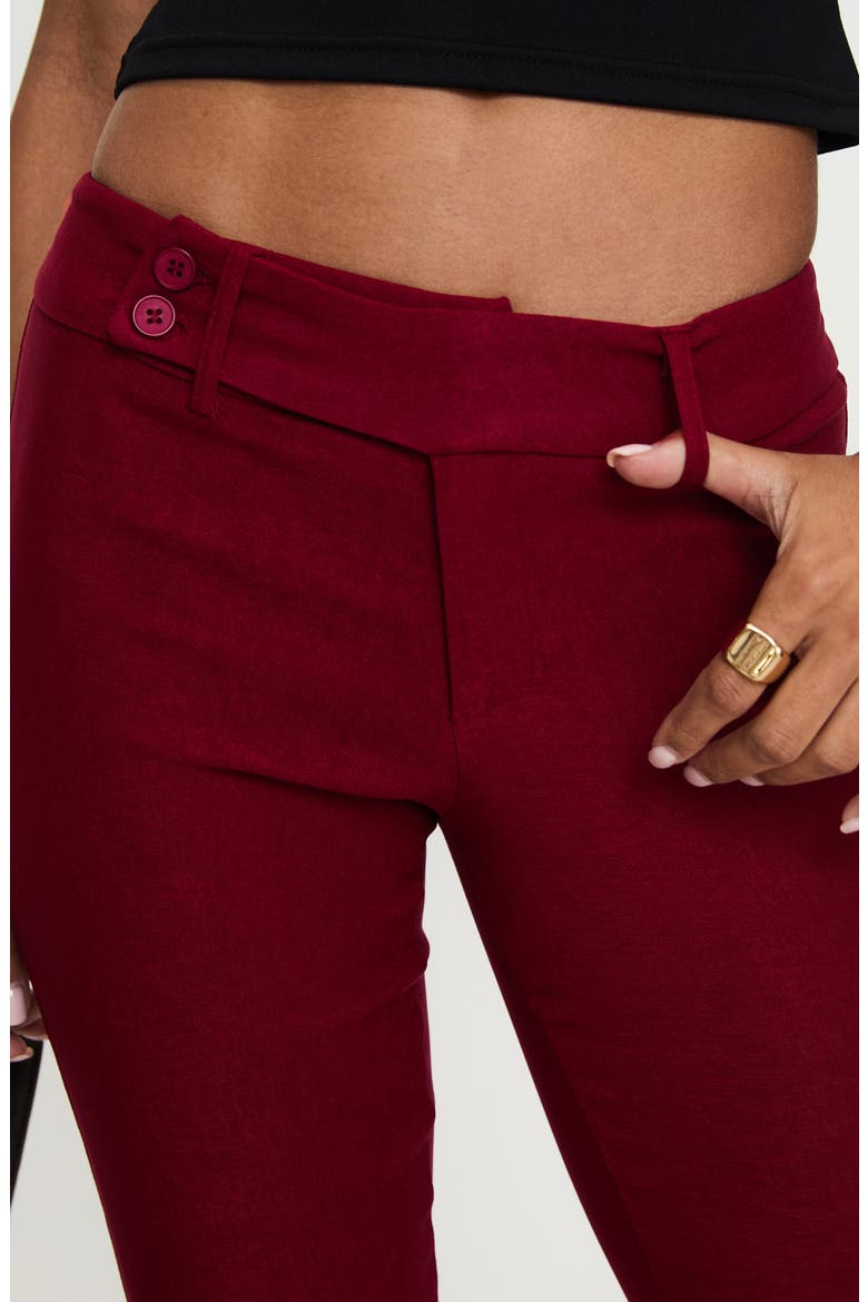 Kinkirk Flare Pants, Alternate, color, BURGUNDY