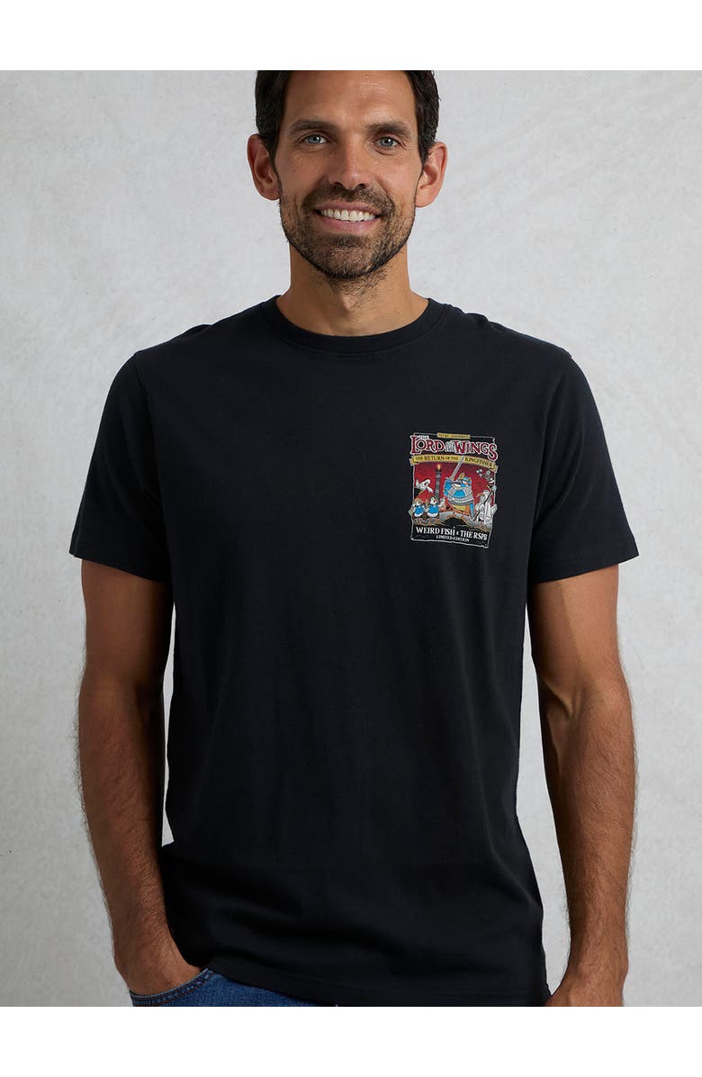 Weird Fish The Lord Of The Wings RSPB Artist Tee, Main, color, Black