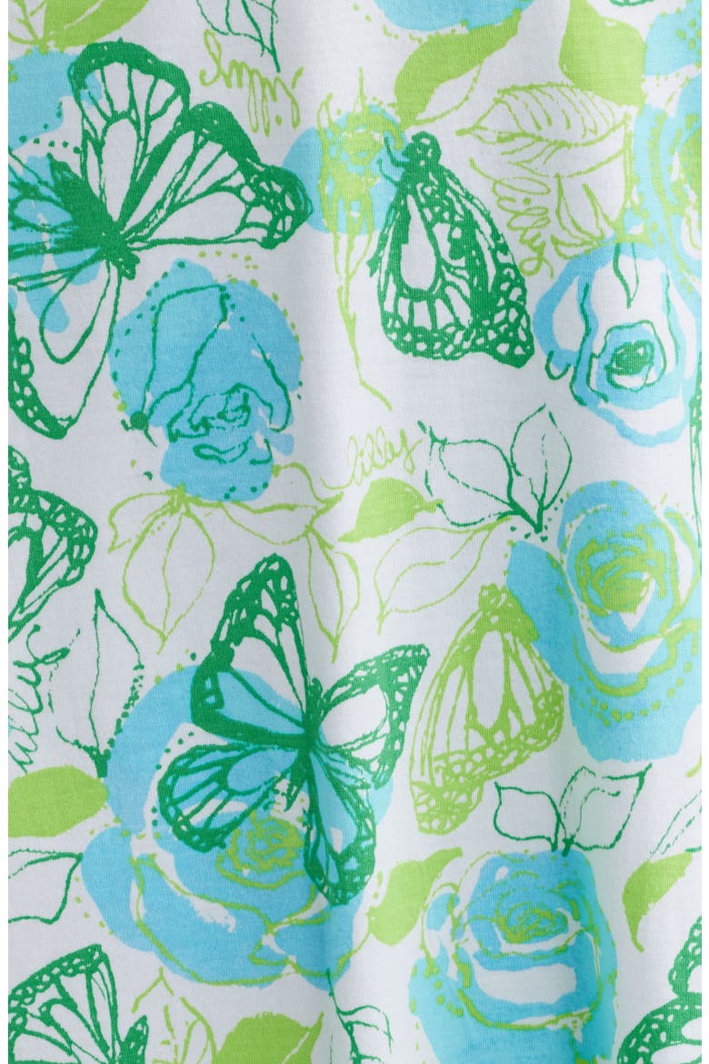 Dwyer Floral Print Midi Dress, Alternate, color, RESORT WHITE MONARCH ROSE