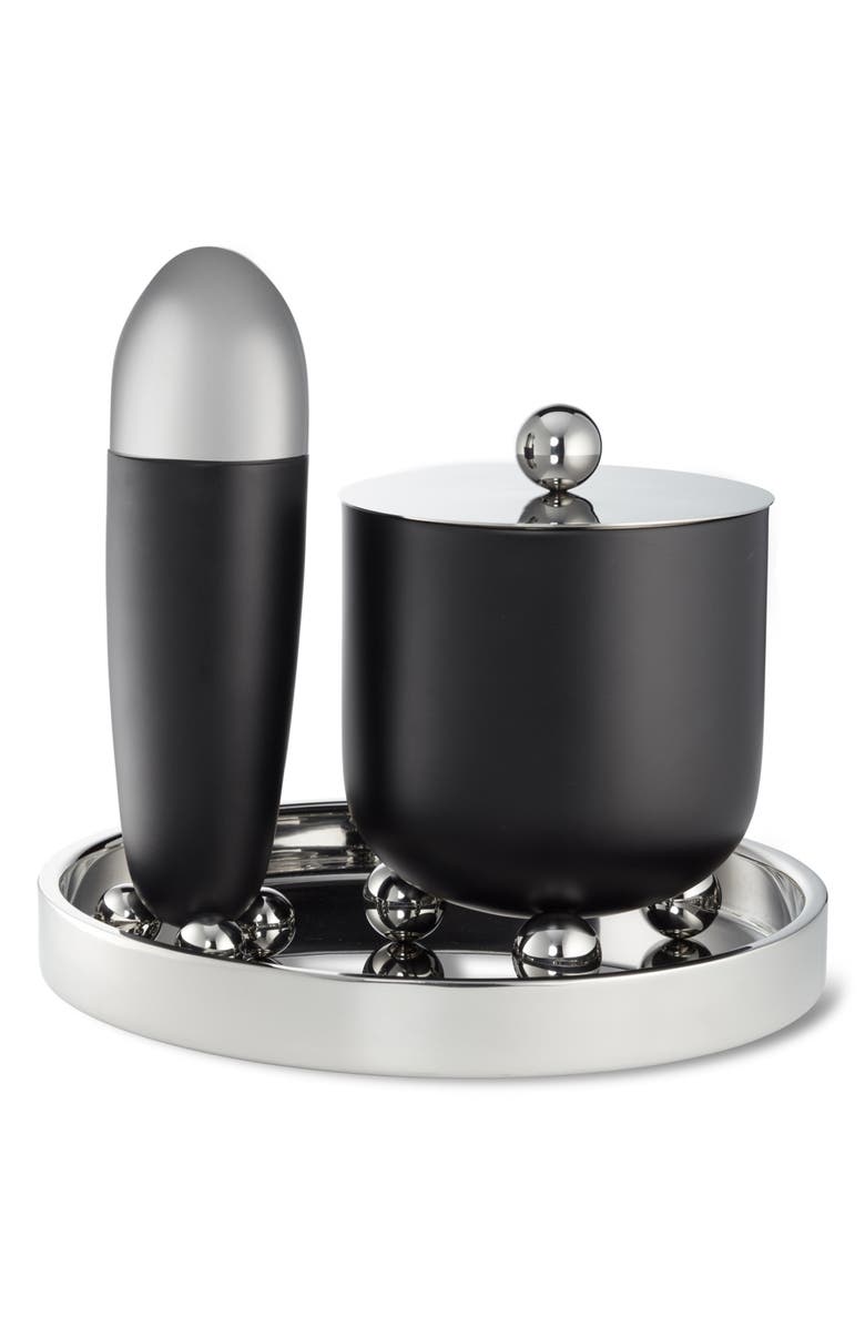 ROSELLI TRADING COMPANY Astro 3-Piece Bar Set, Main, color, Black