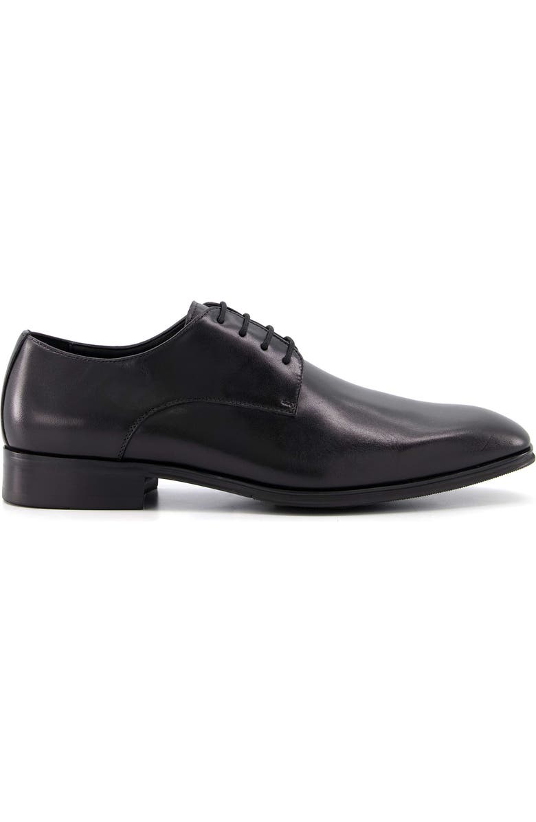 Dune London Satchel Plain Toe Derby, Alternate, color, Black