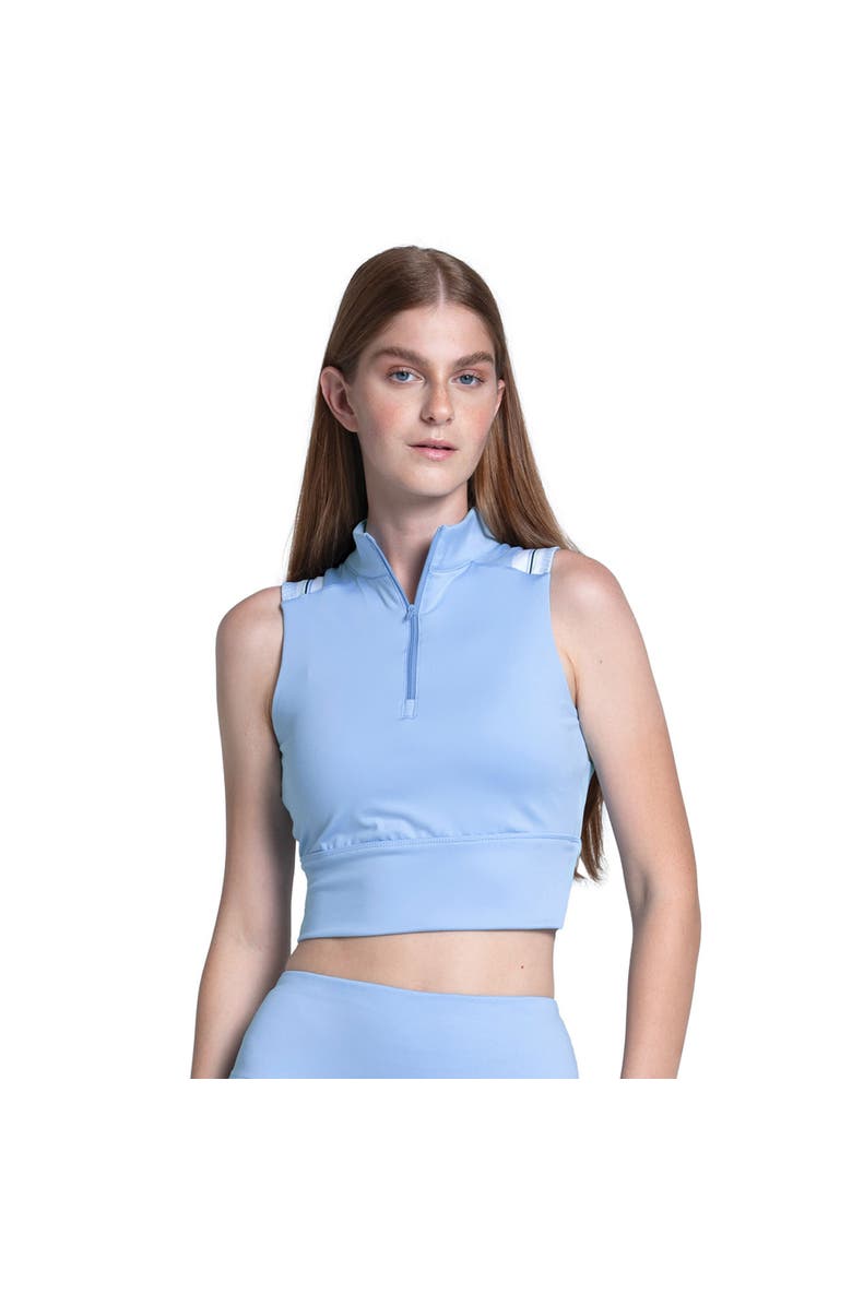 K-Swiss Edge Cut Crop Womens Tennis Tank, Main, color, Astro