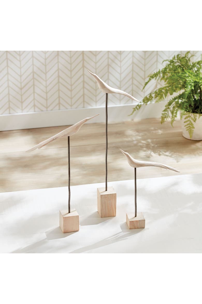 The Flock, Set Of 3, Alternate, color, White