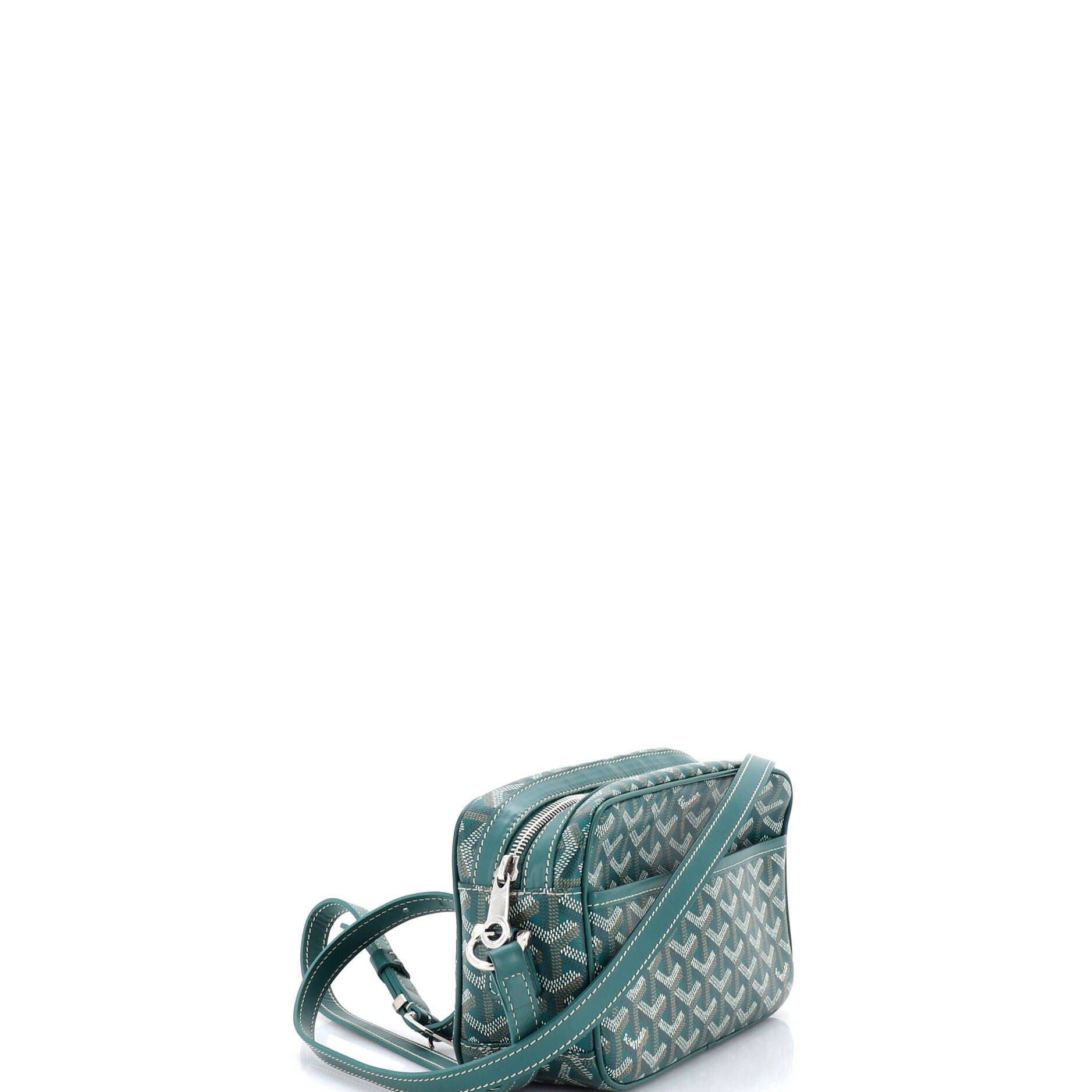 Pre-Owned Goyard Cap Vert Bag Coated Canvas, Alternate, color, Green