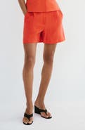 MANGO Pleated Shorts