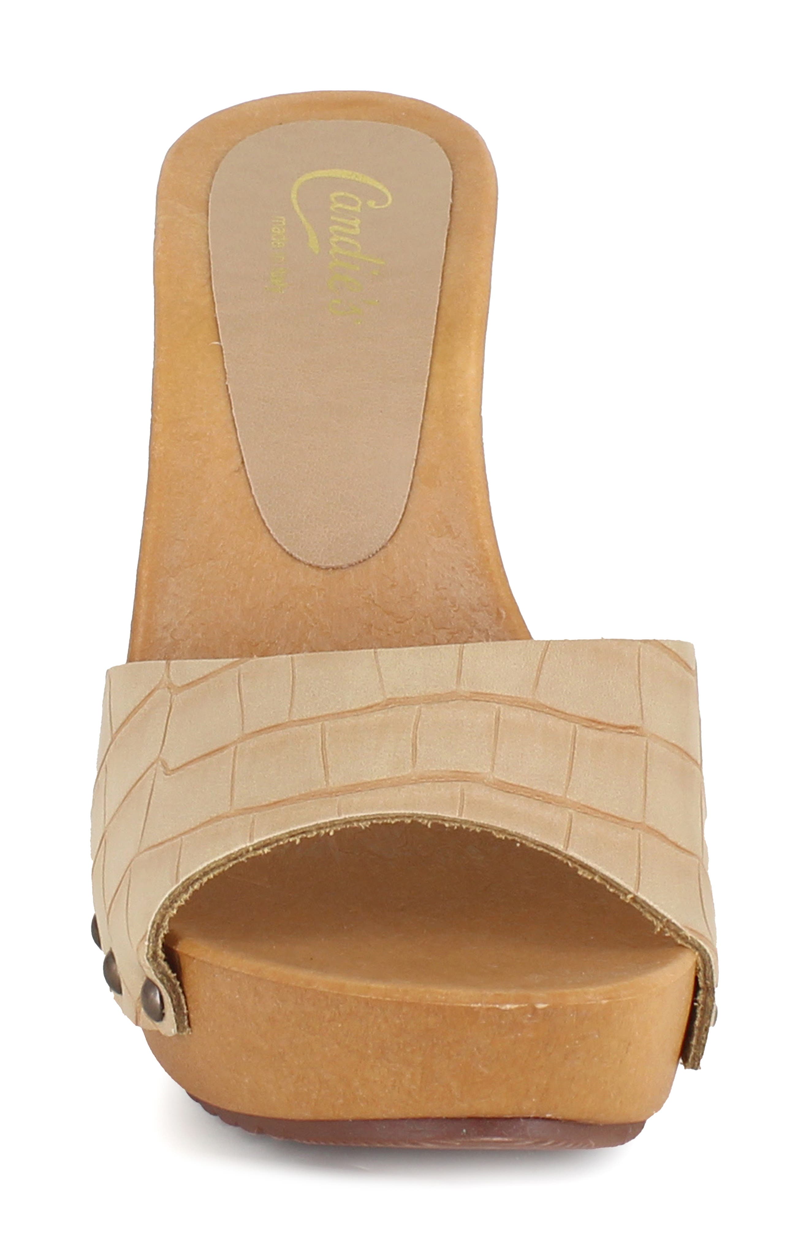 Candie's Viviana Slide Sandal, Alternate, color, Beige