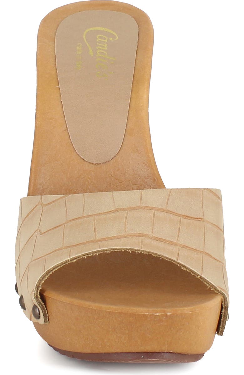Candie's Viviana Slide Sandal, Alternate, color, Beige