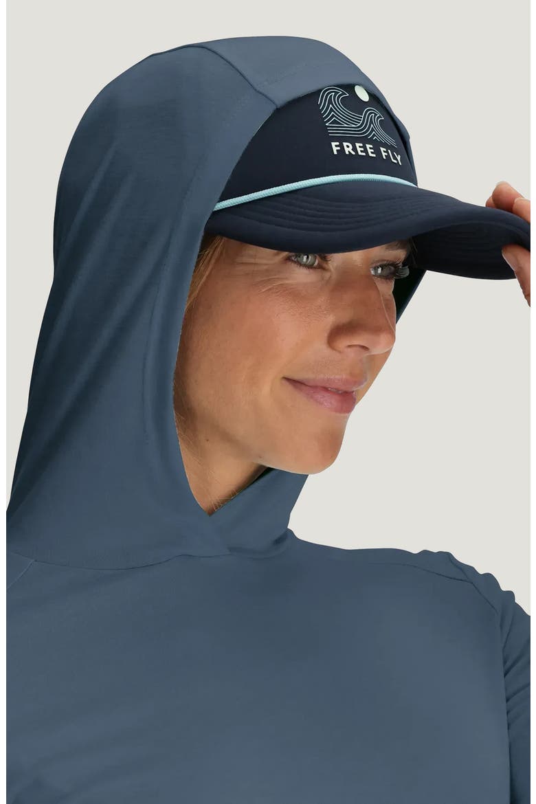 Shade Performance II Hoodie, Alternate, color, PACIFIC BLUE