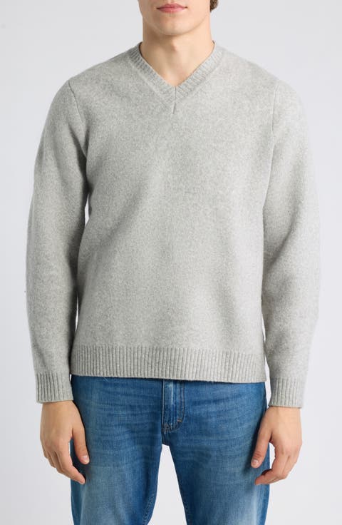 Melange V-Neck Sweater