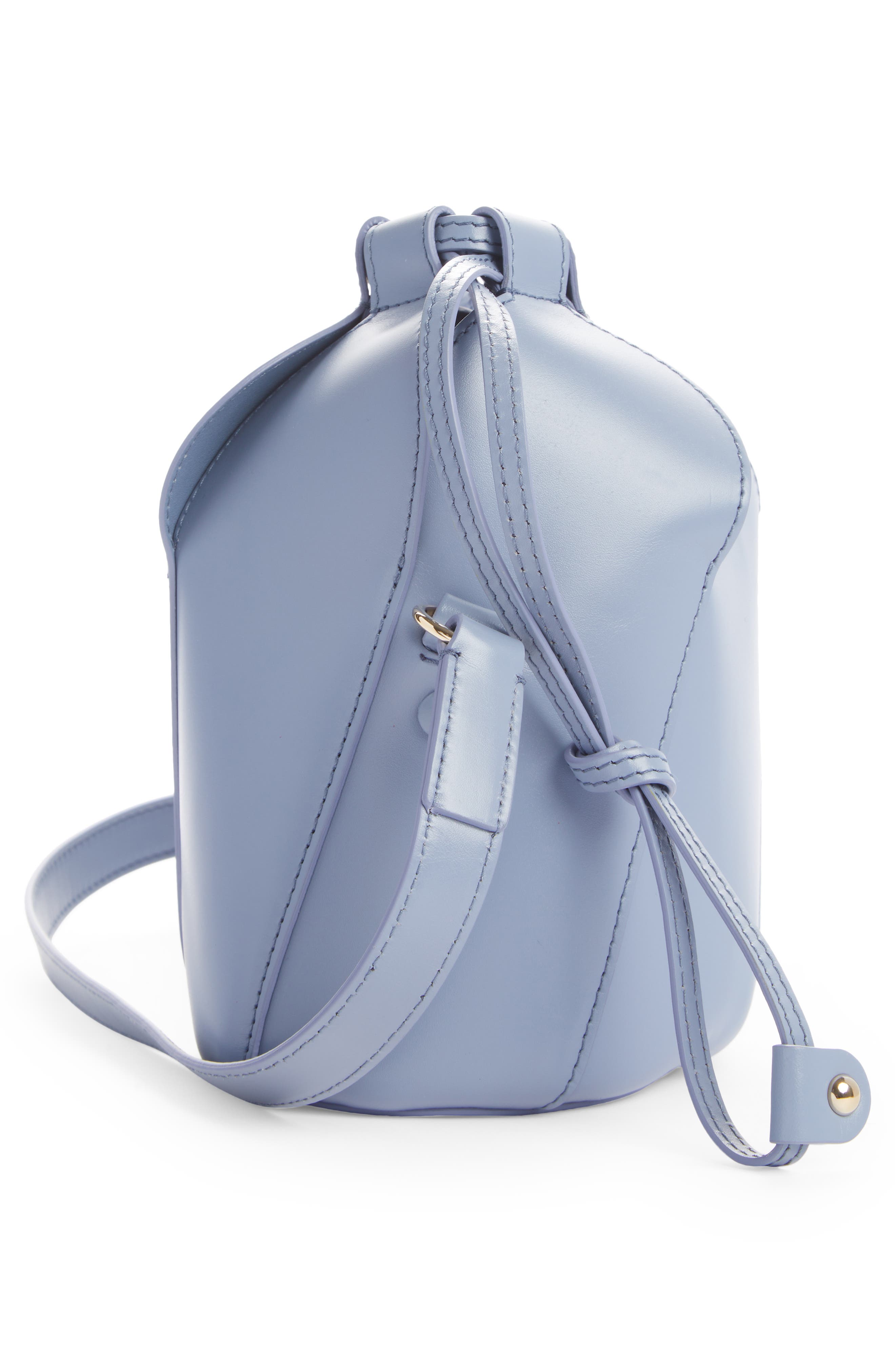 Chloé Mini Tulip Leather Bucket Bag, Alternate, color, 