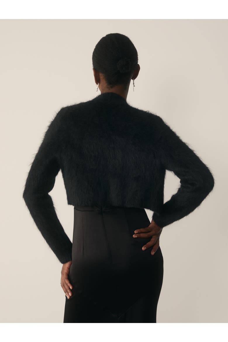 Featherweight Evening Bolero Cardigan, Alternate, color, Black
