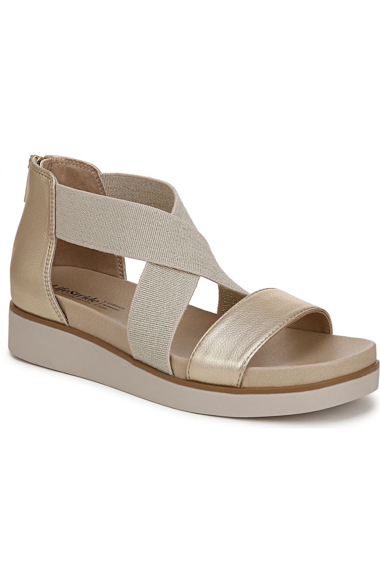 LifeStride Giselle Sandal, Main, color, Gold