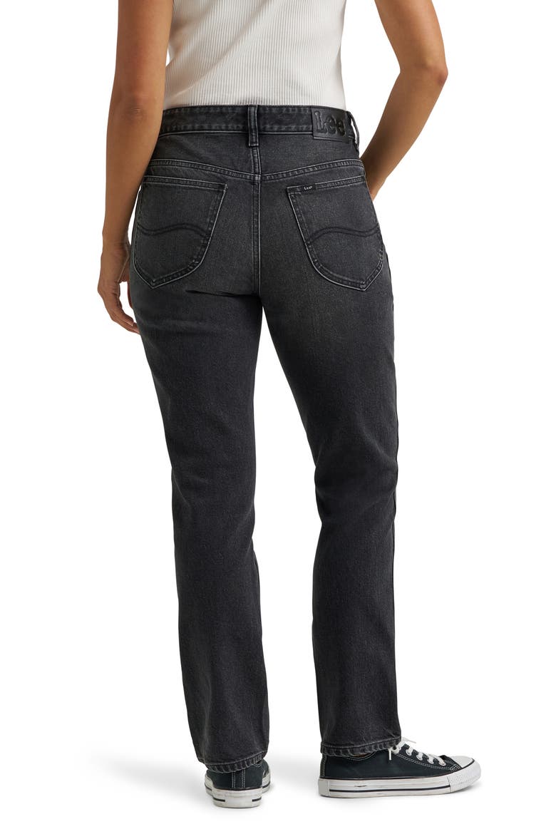 Rider™ Slim High Rise Straight Leg Jeans, Alternate, color, DARK FANTASY