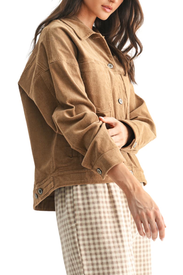 Corduroy Jacket, Alternate, color, BISCUIT