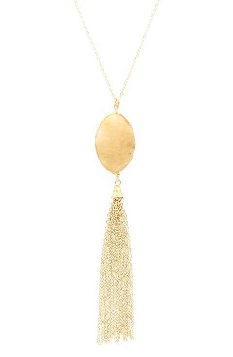 Maya Tassel Pendant Necklace
