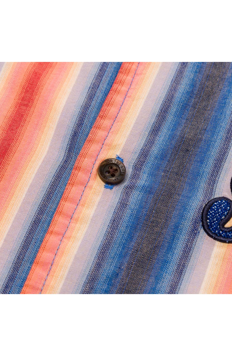 HONOR THE GIFT Auto Shop Camp Shirt, Alternate, color, Blue