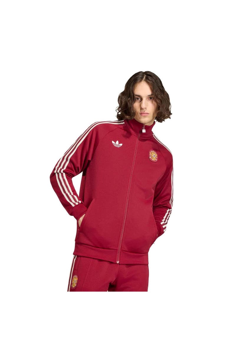 adidas Men's adidas Red Spain National Team Originals Full-Zip Track Jacket, Alternate, color, Red