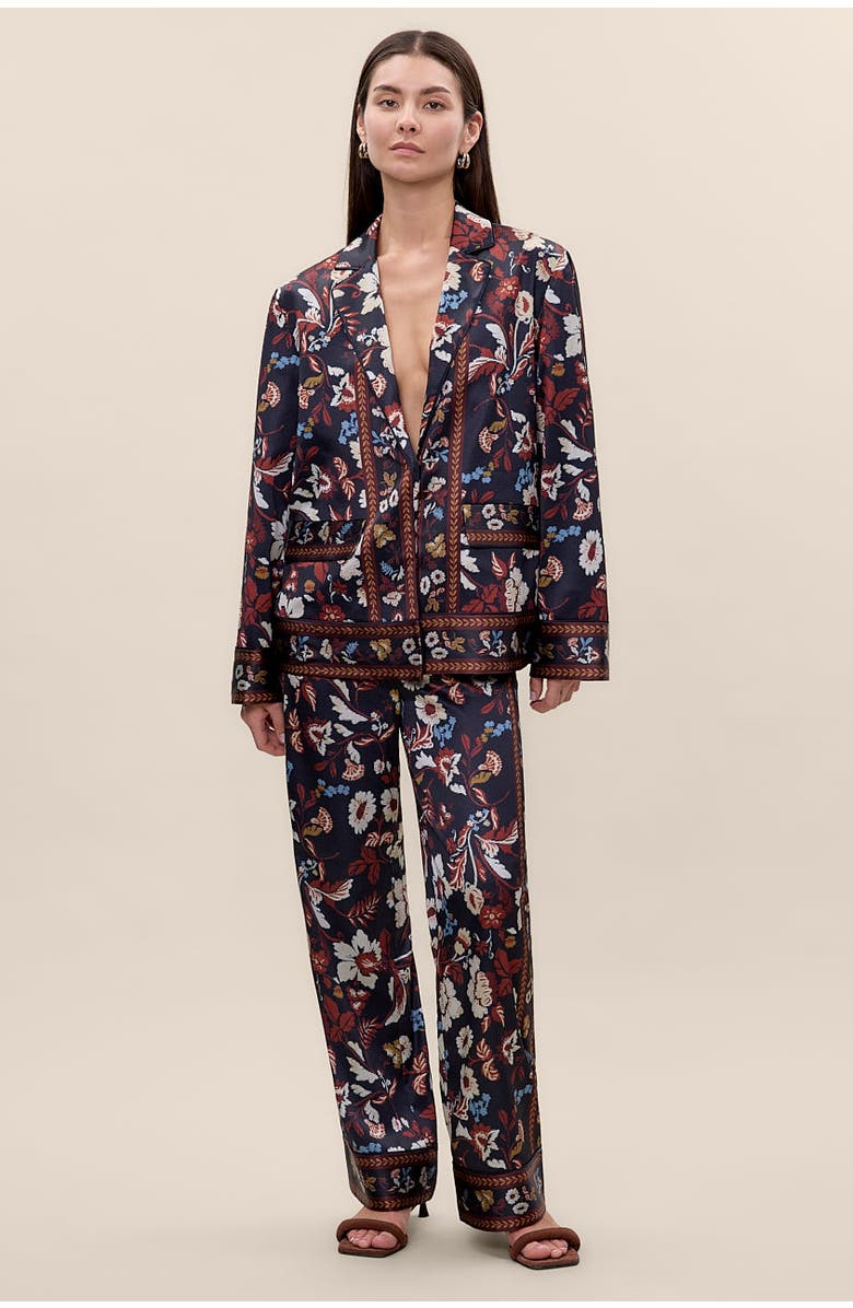 Rebecca Taylor Selah Jacket, Alternate, color, Navy Combo