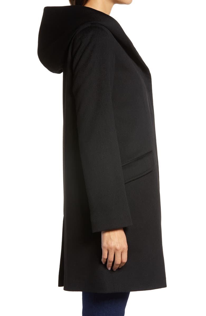 Mycra Pac Fleurette Hooded Wool Coat, Alternate, color,