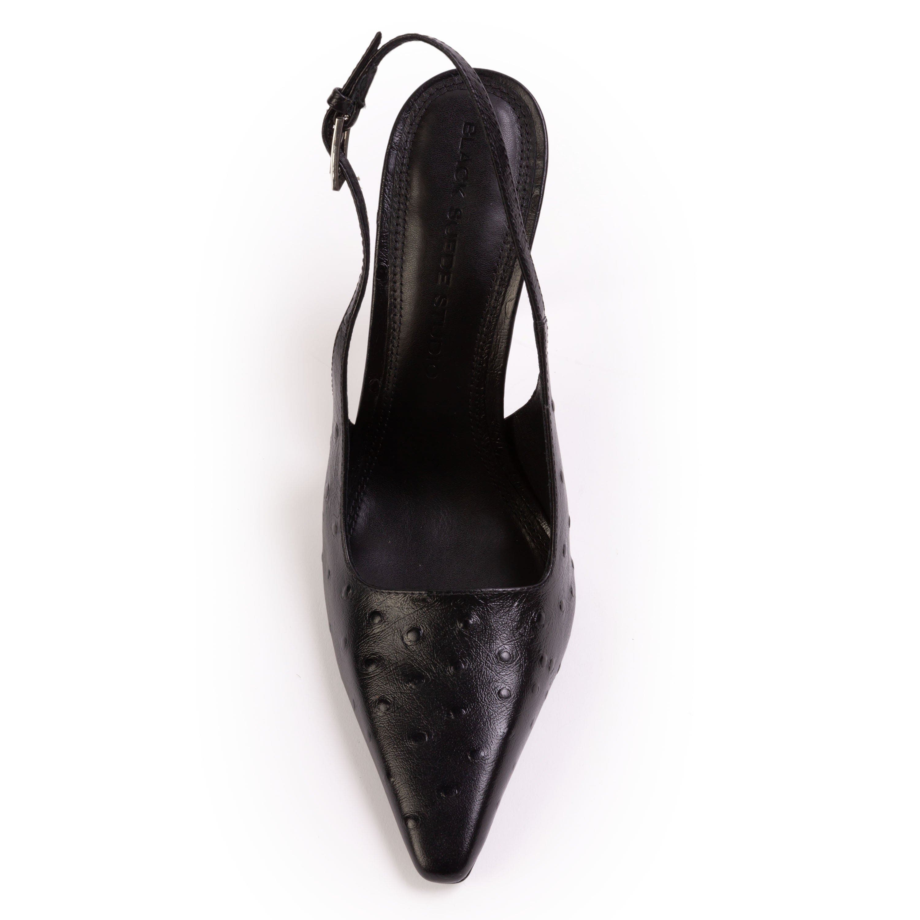 BLACK SUEDE STUDIO Lainey 100 Patent Pump, Alternate, color, Black Patent Leather
