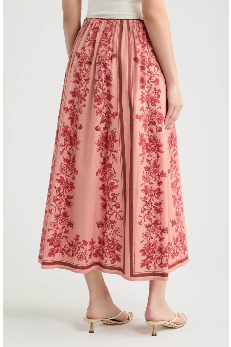 Reese Print Ankle Skirt, Alternate, color, OREE PRINT