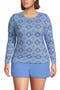  Lake Blue/Egret Geo Floral
