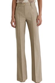 Reiss Sofia Flare Twill Trousers