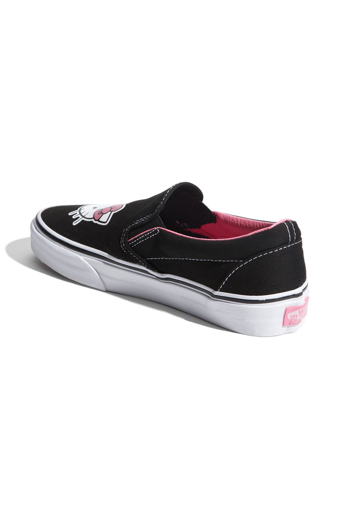'Hello Kitty®' Slip-On Sneaker (Limited Edition), Alternate, color, BLACK