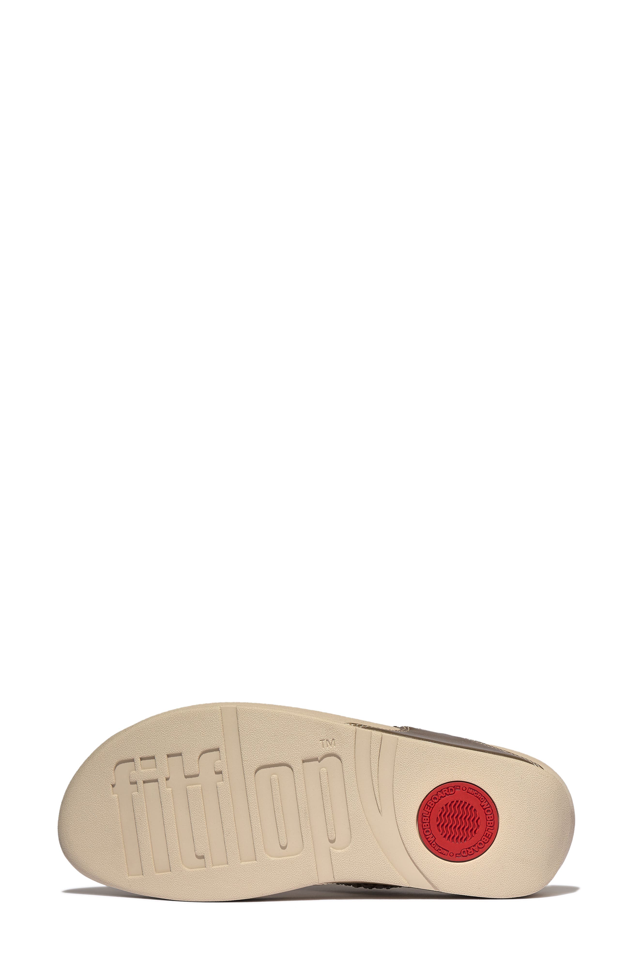 Lulu Crystal Mix Metallic Faux Leather Flip Flop, Alternate, color, PLATINO