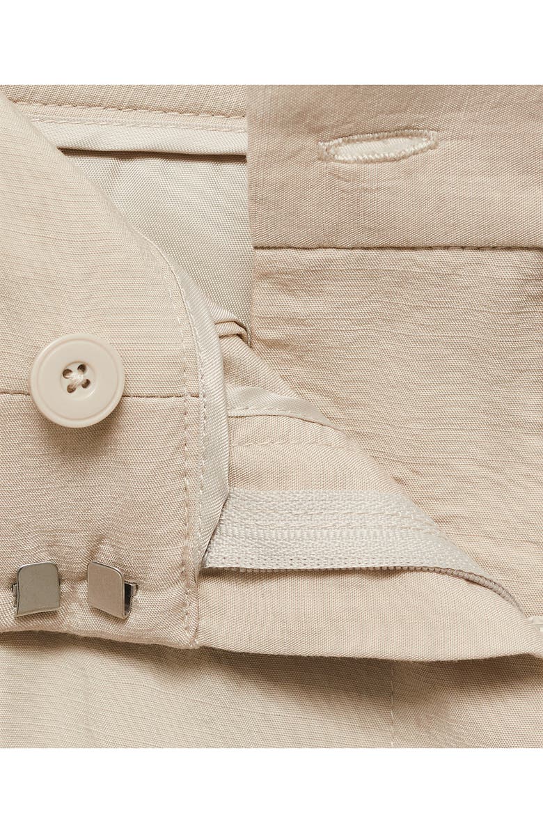 MANGO Carla Wide Leg Pants, Alternate, color, Light/ Pastel Grey