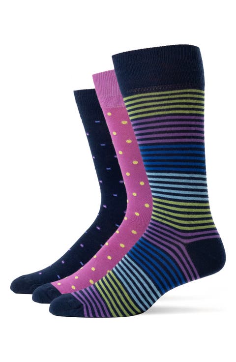 Assorted 3-Pack Crew Socks