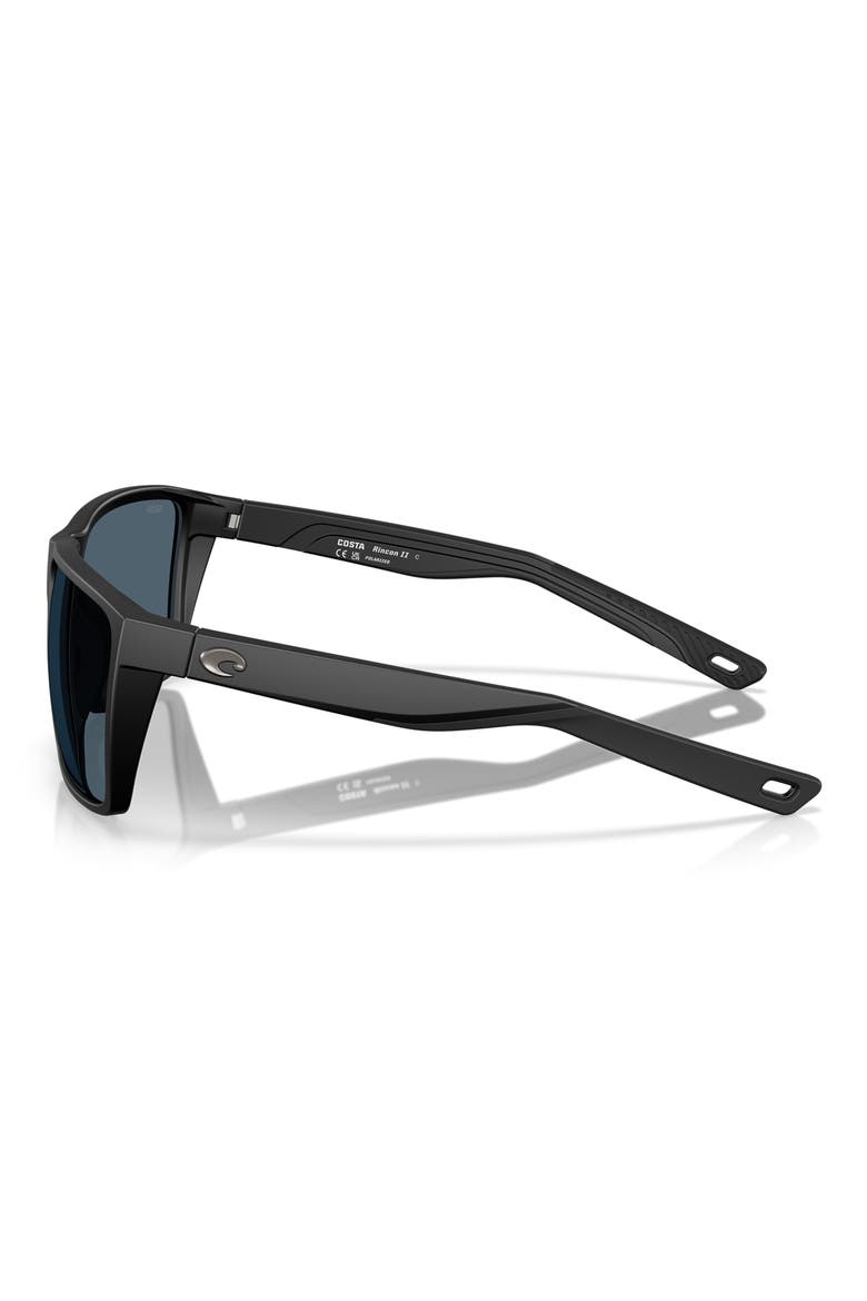 Rincon II 64mm Sunglasses, Alternate, color, MATTE BLACK / GRAY