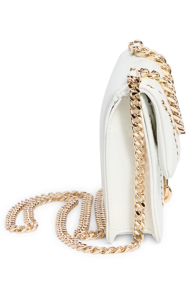 Rebecca Minkoff V Studded Wallet on a Chain Crossbody Bag, Alternate, color, White
