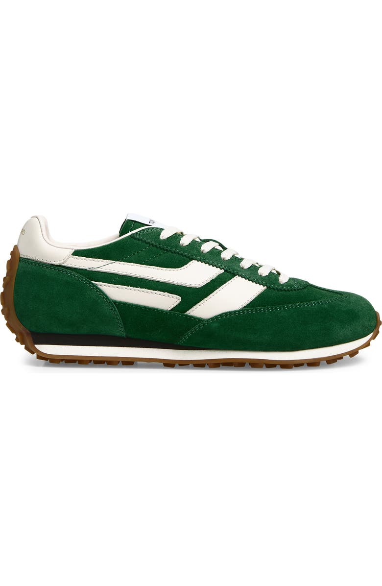 TOM FORD Mick Mixed Media Sneaker, Alternate, color, Emerald/ Amber