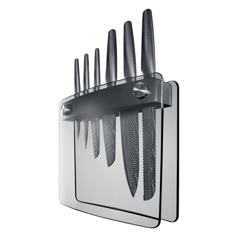 iD3® BLACK SAMURAI 7-Piece Sakai Knife Block