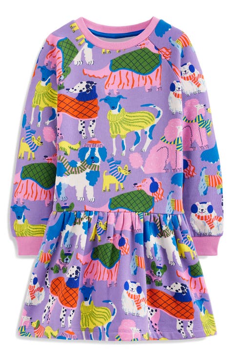 Kids' Cozy Sweatshirt Dress (Toddler, Little Kid & Big)