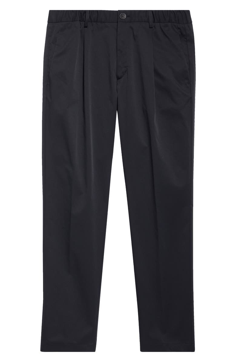 Herno Pleated Pants, Alternate, color, Black