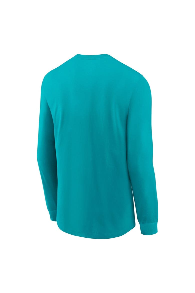 Men's Nike Aqua Miami Dolphins Play to Win Essential Long Sleeve T-Shirt, Alternate, color, Aqua